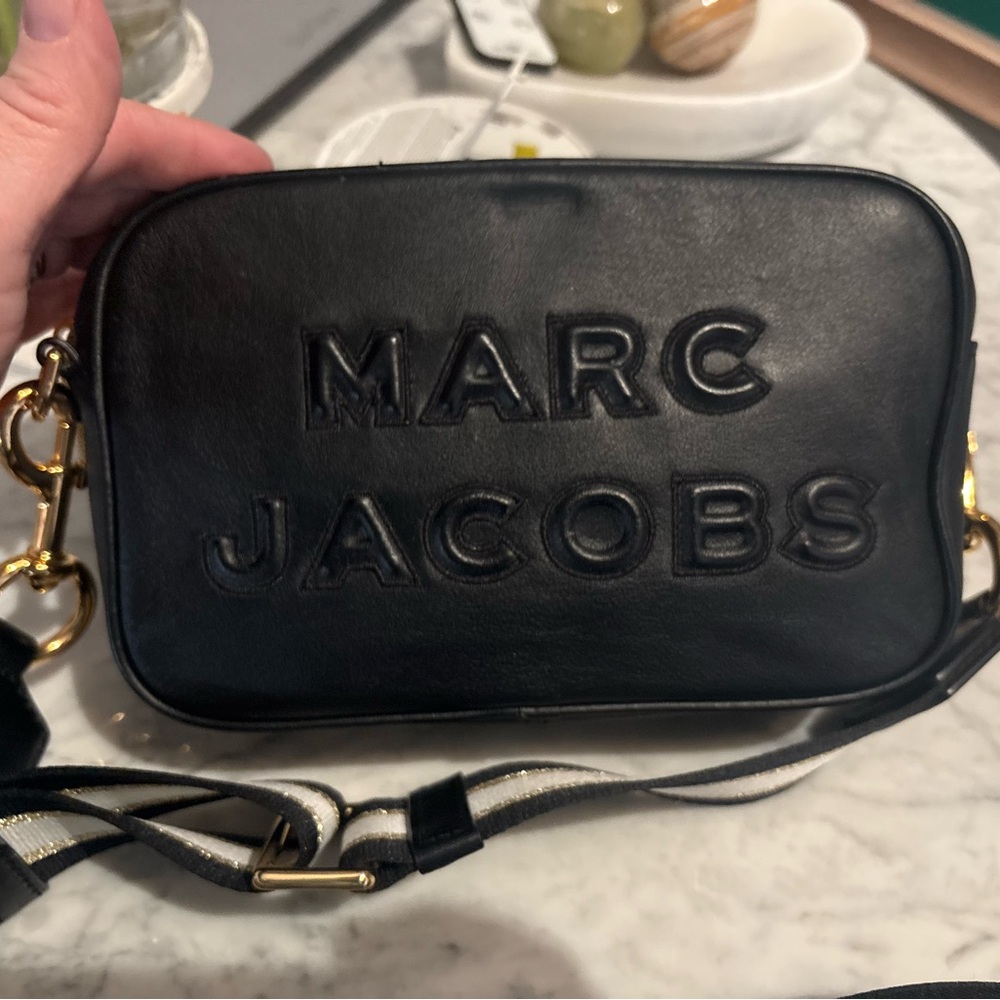 Marc Jacobs Black Crossbody camera Bag